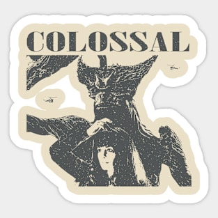 Retro Movie - Colossal Sticker